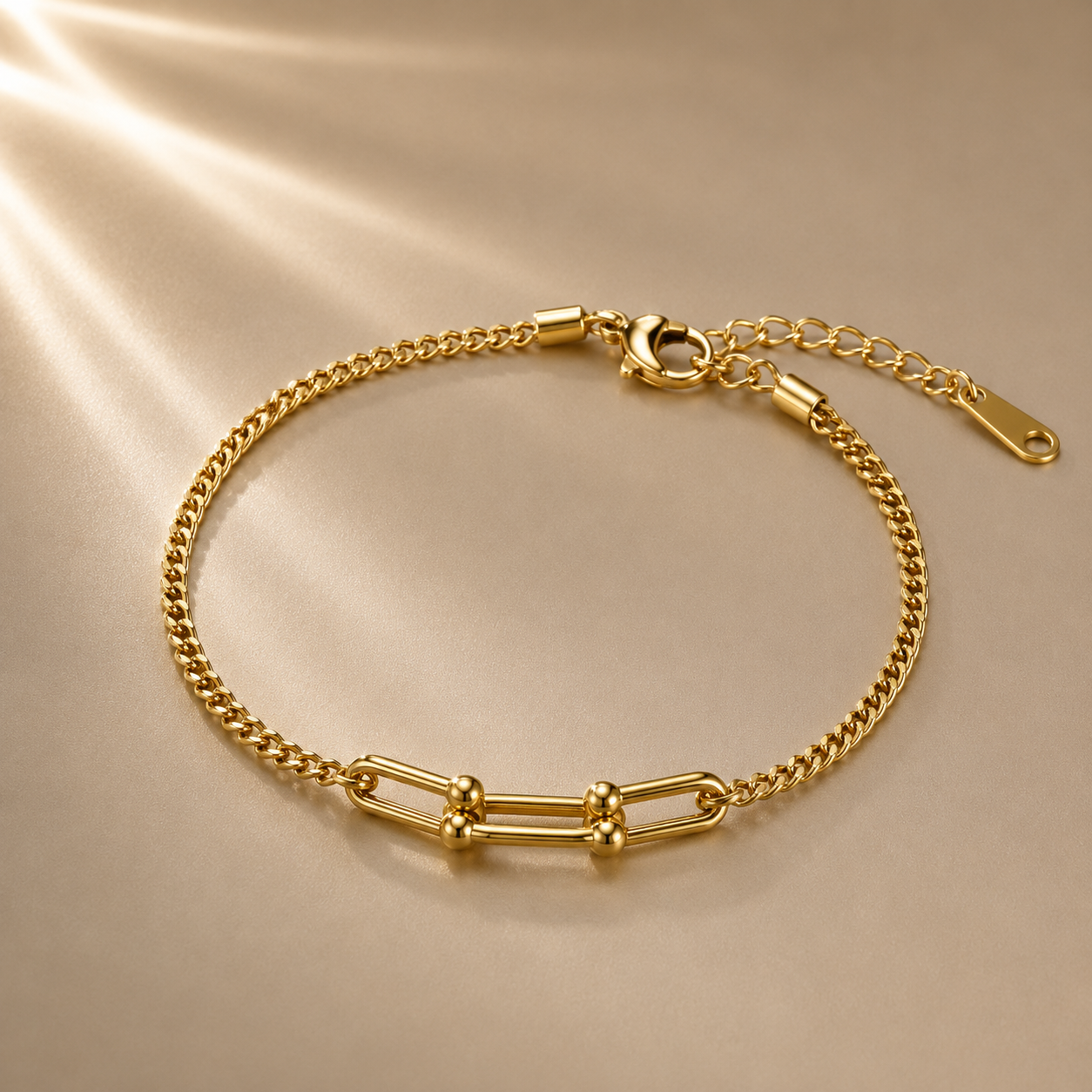 Golden Link Bracelet