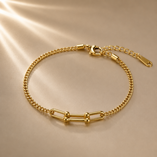 Golden Link Bracelet