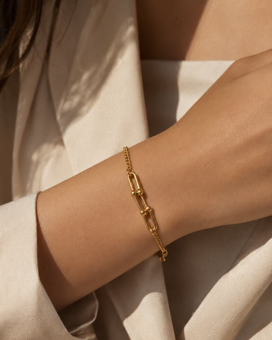 Golden Link Bracelet