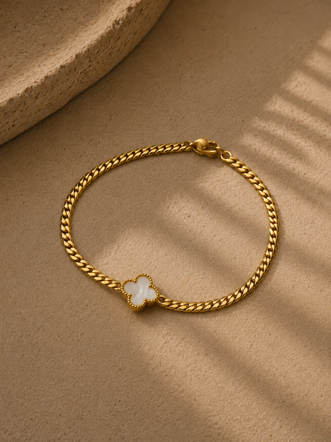 Midnight Clover Bracelet
