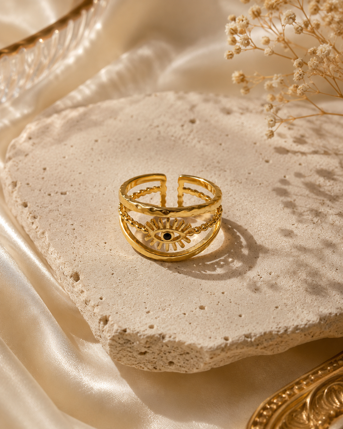 Evil Eye Aura Ring
