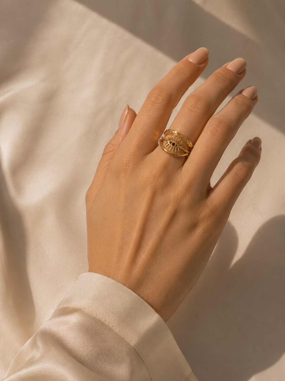 Evil Eye Aura Ring