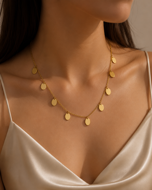 Golden Petals Necklace
