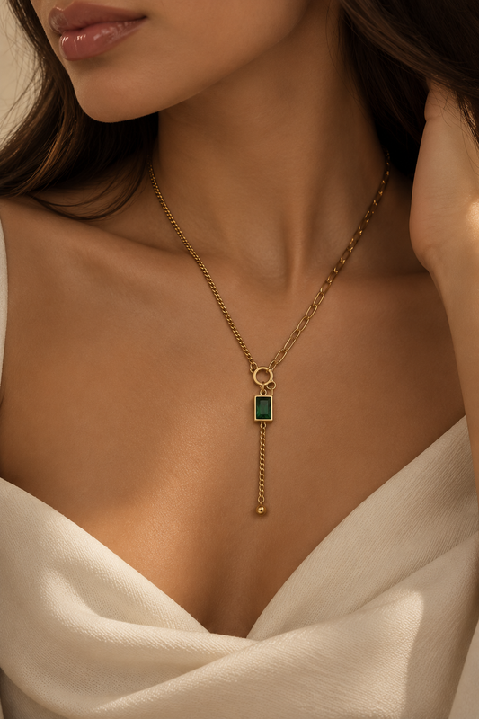 Verdant Drop Necklace