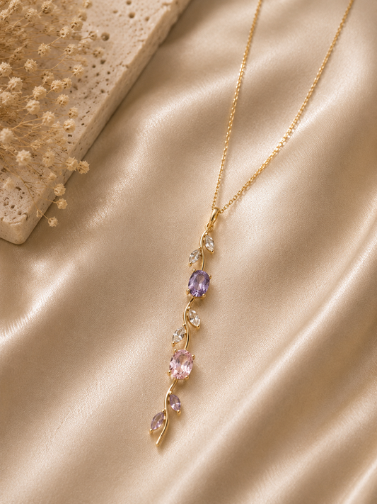Amethyst Vine Necklace