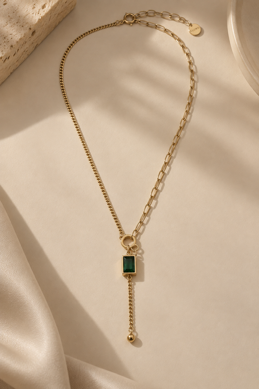 Verdant Drop Necklace