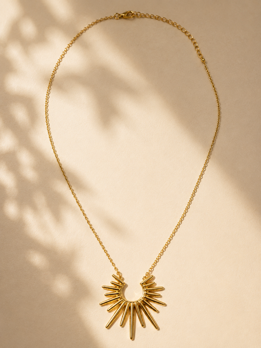 Golden Sunray Necklace