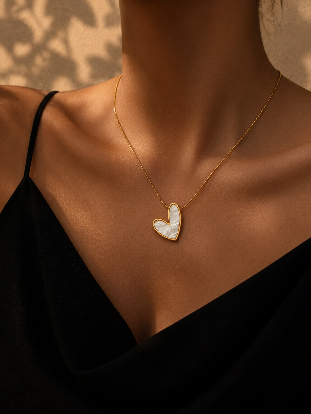 Pearl Heart Necklace